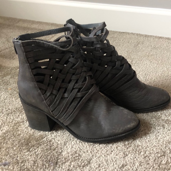 Free People Carrera Heeled Bootie - leather - Picture 1 of 8